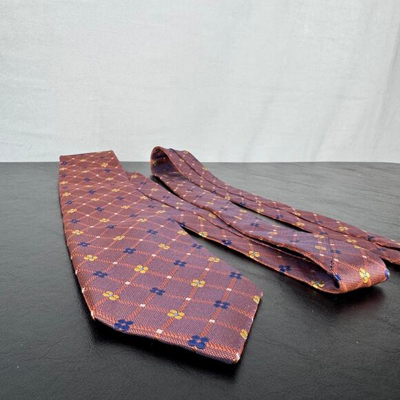 Jos. A. Bank Traveller Collection NEW Orange Color Change 100% Silk Neck… - Picture 3 of 5